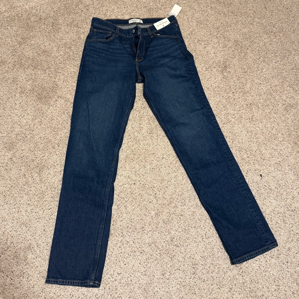Abercrombie and Fitch The 90s Straight Mid Rise NWT 28L